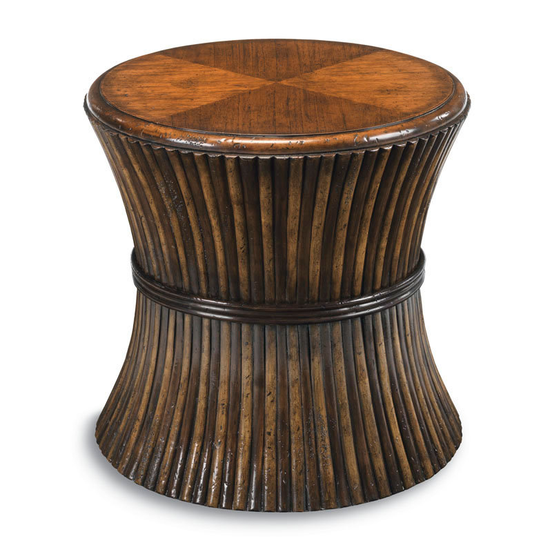 WoodbridgeFurniture Drum Round End Table | Perigold